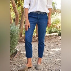 Frank & Eileen wicklow the italian chino pants blue denim NWT , sz : 6